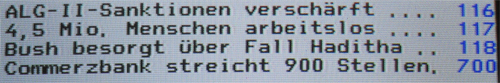 Aufschwung im Teletext ARD Teletext
