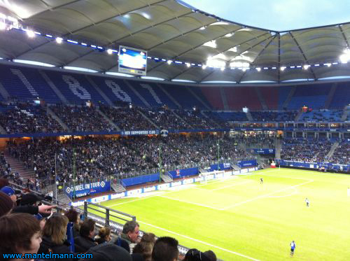 Hamburger SV - Ajax Amsterdam Nordkurve von Westkurve