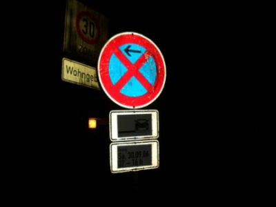 Halteverbotszone zwecks Umzug